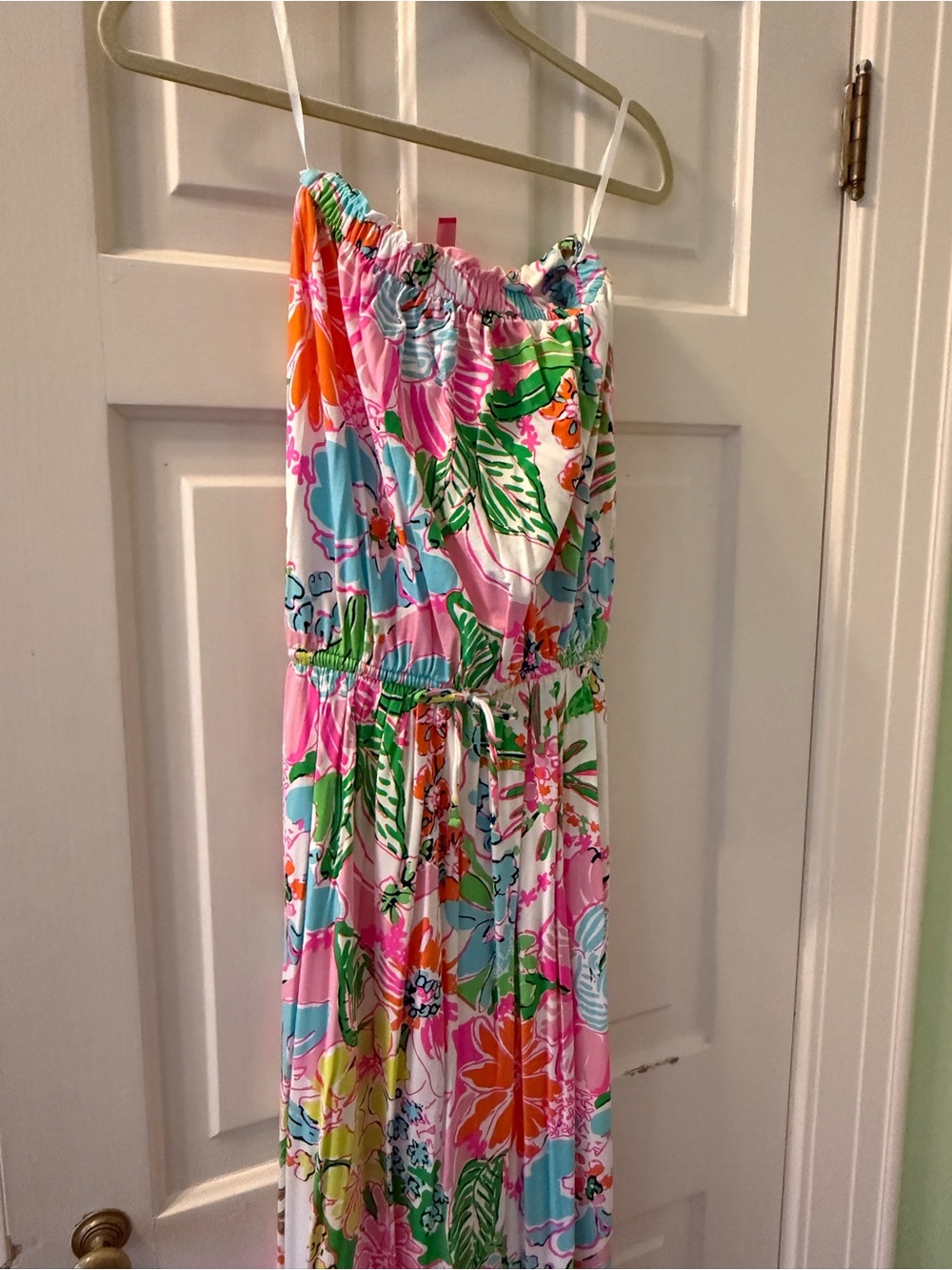 Lilly Pulitzer Pink Multi Floral Girls Jumpsuit Romper